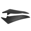 Pair Motorcycle Fuel Tank Side Panel Cover Black Protection Replacement