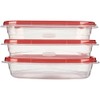 3-Piece Rectangle Food Storage Container by Rubbermaid