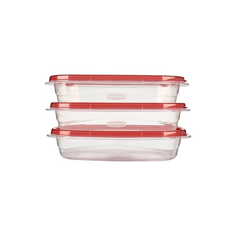 3-Piece Rectangle Food Storage Container by Rubbermaid