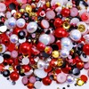 Briskbloom 60g Mix Pearls and Rhinestones for Crafts, 3620PCS 2mm-10mm