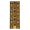 Moschino women wool scarf black - yellow