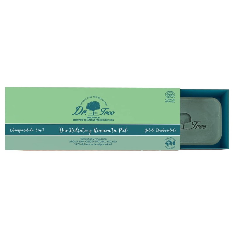 Dr. Tree Set of solid shampoo + conditioner organic frequent