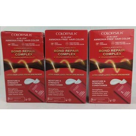 Revlon Lot of 3 Revlon Colorsilk Permanent Hair Color 27 Deep Rich Brown