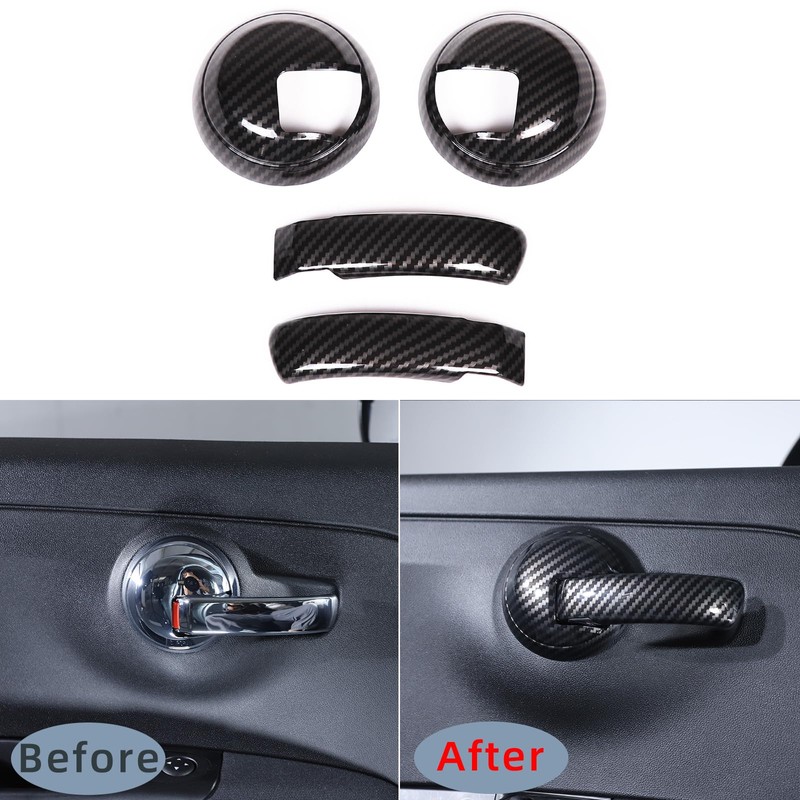METYOUCAR Car Door Pull Handle Compatible with Fiat 500 2010-2021