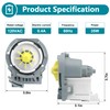 W10876537 W10724439 Dishwasher Drain Pump for Whirl-pool Ken-more Kitchen-aid Dishwasher