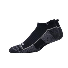 FootJoy Men's ProDry Roll Tab Socks, Black, Fits-Shoe Size 7-12