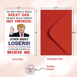 VGREETING Gifts for Dad from Daughter for Fathers Day - Best Father Ever Gifts - Present for Dads, Birthday Card