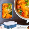 Nuogo 8 Pcs 1 Cup Silicone Freezer Containers with Lid
