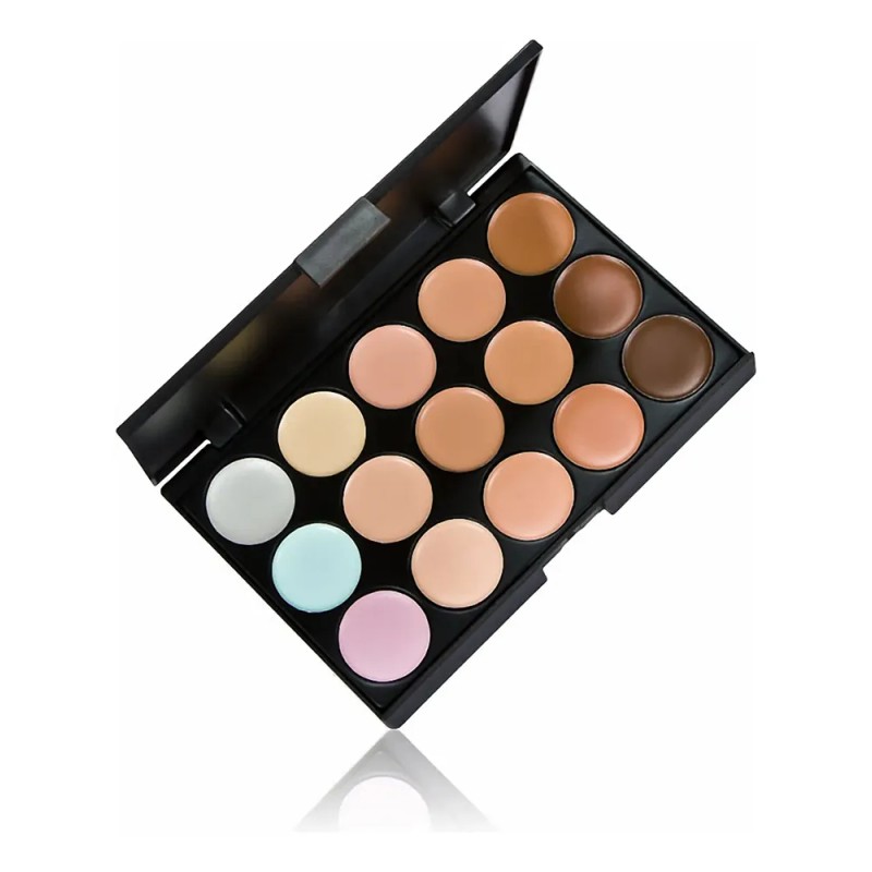 Kit De Maquillaje De Sombras De Ojos Con Paleta Correctora