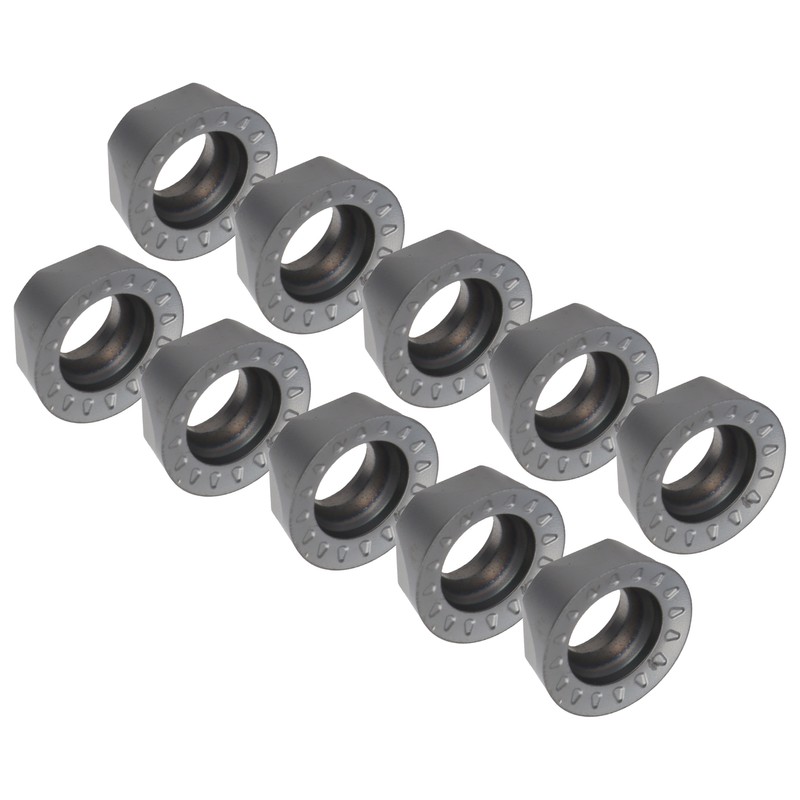 10Pcs Turning Insert Carbide Round Blade Lathe Cutter Milling CNC