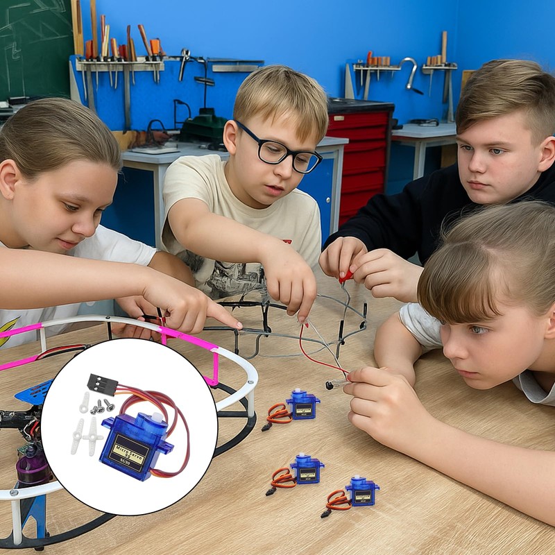 10 Pcs SG90 Servos,9G Micro Servos,Compatible with Arduino Projects and