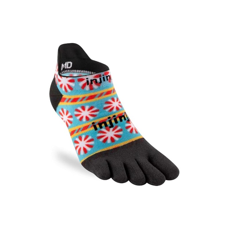 Injinji Run Lightweight No-Show Spectrum Peppermint L, multicoloured