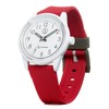 Q&Q SmileSolar Watch, Analog Solar, Waterproof, Urethane Belt, RP26/R02A, red,