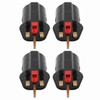4PCS to Conversion Plug Grounding 2 Pin to 3 Pin