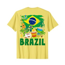 Brazil Flag Outfit Idea For Kids Brazil & Brazilian Flag T-Shirt