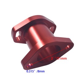 KANECJDL KANECJDL VM26 30mm PZ30 Carburetor Mainfold Intake Inlet Pipe Air Filter for Predator 301cc 420cc 13hp 15hp Engine Mini Bike Go Kart Red