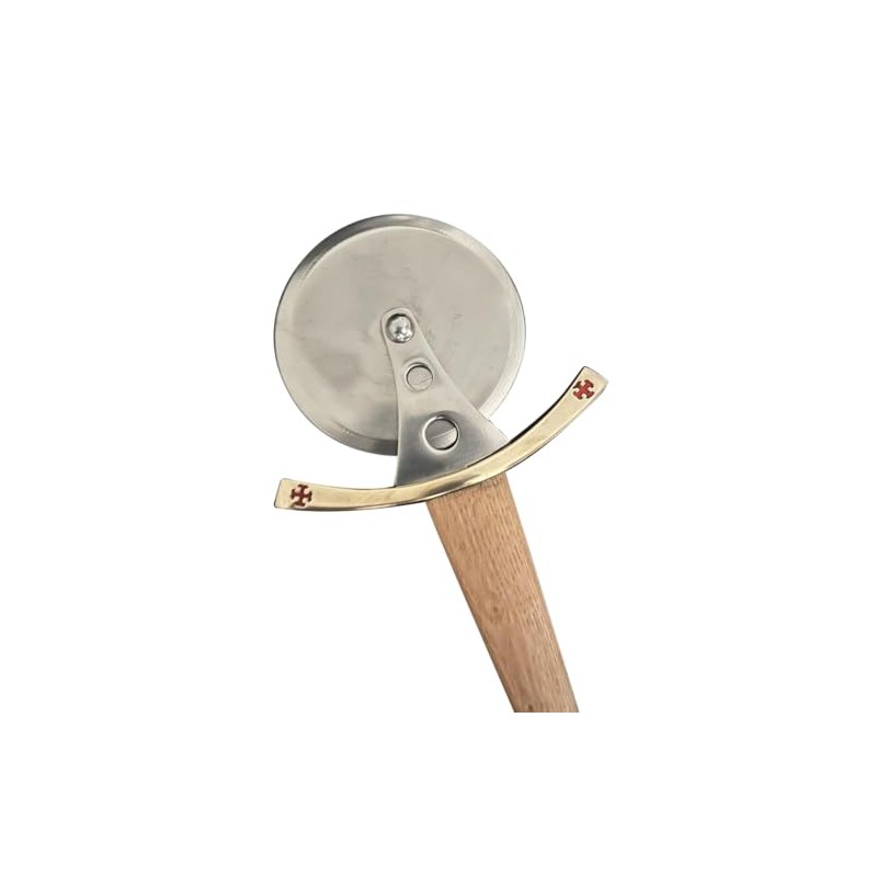 Pizza cutter Templer with (SS Blade) Sword Design Handle, Premium