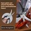 Poultry Shears, Sharp Stainless Steel Poultry Scissors for Meat, with
