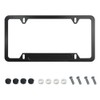 Lyaciomn 2 PCS Car License Plate Holder Protective Frame Black