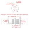 316 Stainless Steel Combo Stainless Steel 3/8 I.D Hose Thru-Hull