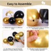 140pcs Black and Gold Balloons, Balloons Arch Kit 5 10