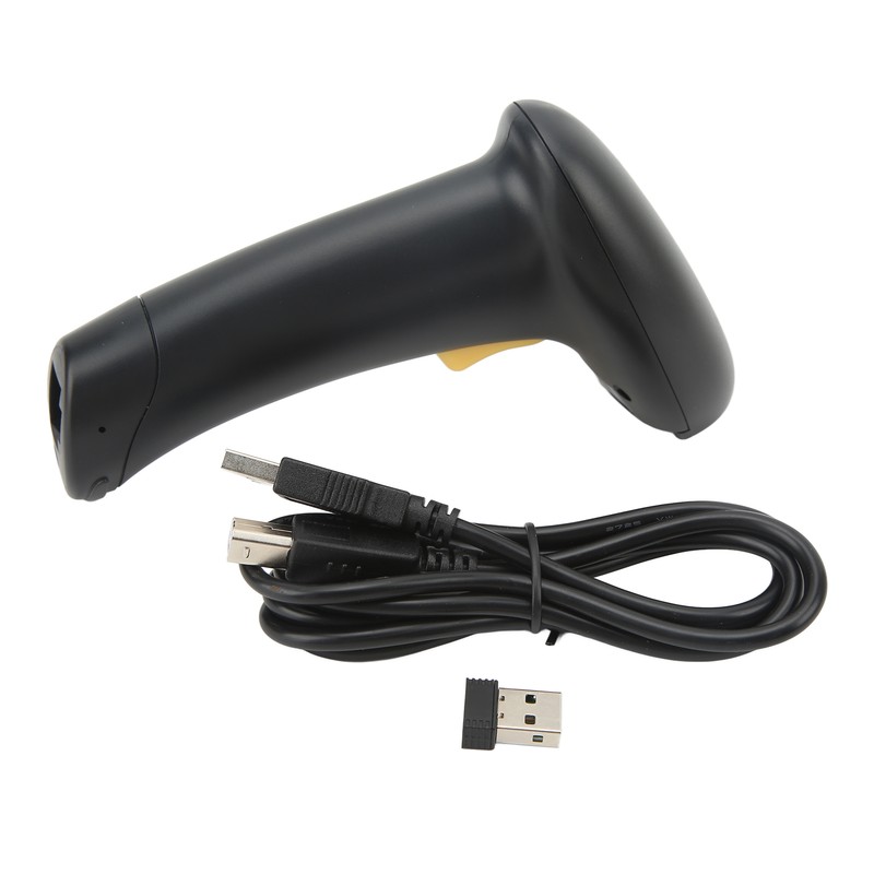 Wireless Barcode Scanner 3 in 1 USB Wired Handheld ABS