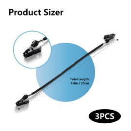 yimeizhiguang Hat Retainer Clip 3 Pack - Windproof Cap Clips & Anti-Loss Strap for Fishing, Golf, Sailing, Boating, Hiking, Camping | Secure Outdoor Sports Keeper with PVC Clip