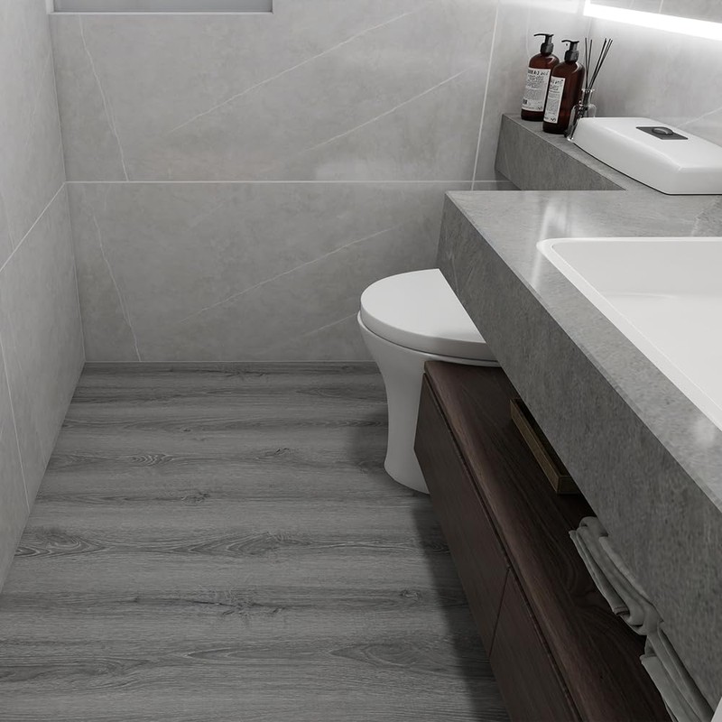 auxua Wood Grain Peel and Stick Floor Tiles – 11.8”