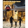 2 Pack Porch Lights with GFCI Outlet, Dusk to Dawn