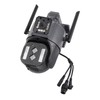 Smart Outdoor Camera 4MP Wireless Three Lens Remote Monitor Auto