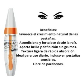 Rimel En Gel Transparente Con Serum Para Pestañas Exactitud                                                                                           