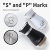 Salt and Pepper Shakers Set, Stainless Steel Salt and Pepper