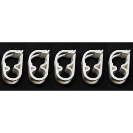 5 Pack Siphon Hose Shut Off Clamp Small Plastic Clamp Fits 7/16 in O.d.tubing Plastic Tubing Mid-range Clamp