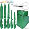 Knife Block Set, Professional Chef Knives Set With Knife Holder,