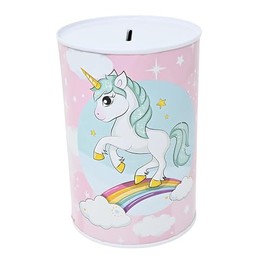 damaloo Unicorn Money Box - XXL Money Box - Unicorn Money Box - Piggy Bank - Unicorn Wish Filler - Money Saving Box with Unicorn Motif for Girls, Boys & Adults - Donation Pig - Tip Fund
