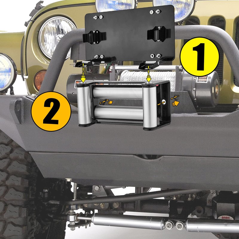 Mofun UTV ATV 8 3/4" Bracket Mounting Hole, 10" Flip-Up