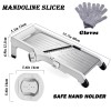 VEKAYA Mandoline Slicer for Kitchen, Adjustable Mandoline Slicer, Mandolin,Po...
