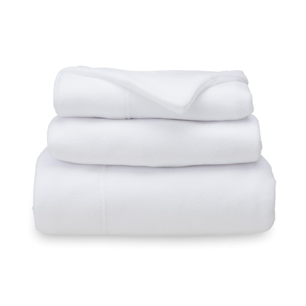 Berkshire Blanket Luxury Soft Microfleece Twin Sheet Set, Warm and
