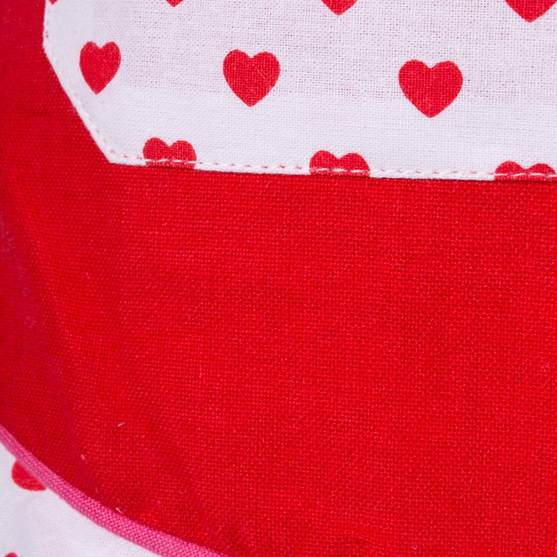 DII 100% Cotton, Holiday Cute Ruffle Women Apron with Pocket,