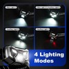 TANSTRIDER Headlamp Flashlight High Lumens LED Rechargeable Headlights with White