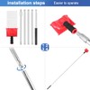 Paint Edge Trimmer Plus Two Replace Pads,with 35.4-78.7 inch spliceable