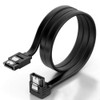 KUYIA SATA Cable 3.35 cm Straight to 90 Degree Right