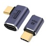 leizhan 40Gbps Type C Adapter, Straight and 90 Degree (2