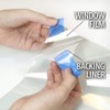 Clear Security and Safety Window Film Shatterproof Adhesive UV Blocking