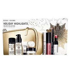 Bobbi Brown Holiday Highlights Deluxe Collection - 10 Piece Set - Includes Bag