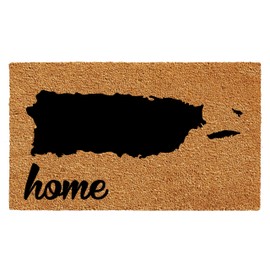 Calloway Mills 105491830 Puerto Rico Doormat, 18" x 30", Natural/Black