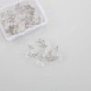 50 Clear Head Twist Pins for Bed Skirts,Secures Linens in
