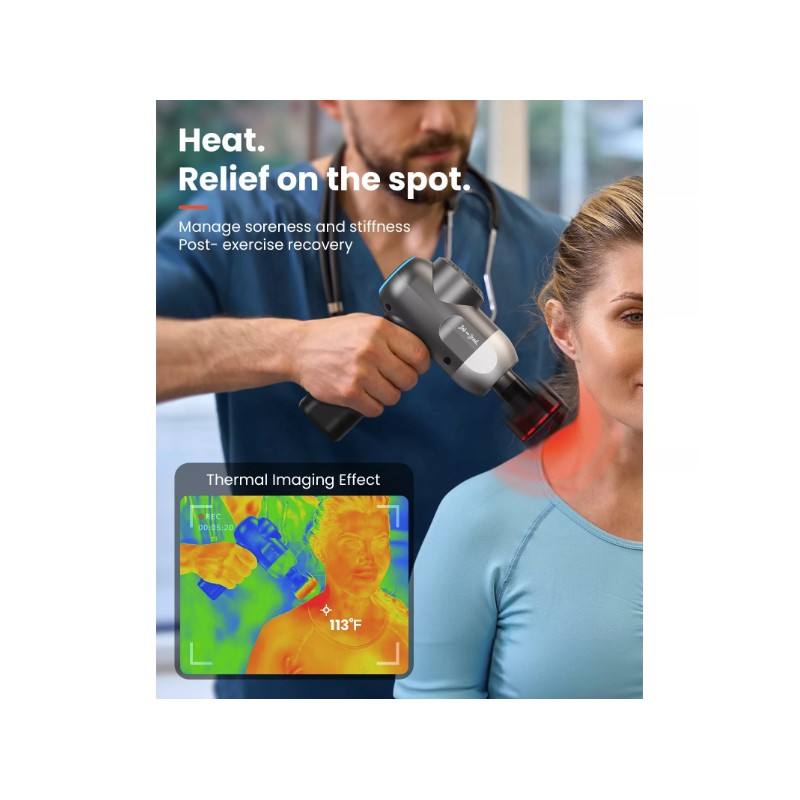 BOB AND BRAD C2 Plus Massage Gun with Heat Deep