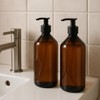 Essenciales Bathroom Gel and Shampoo Dispenser - 2 Refillable and