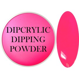 SHEBA NAILS Dipcrylic Dip Dipping Powder NEON PINK - 1oz Jar